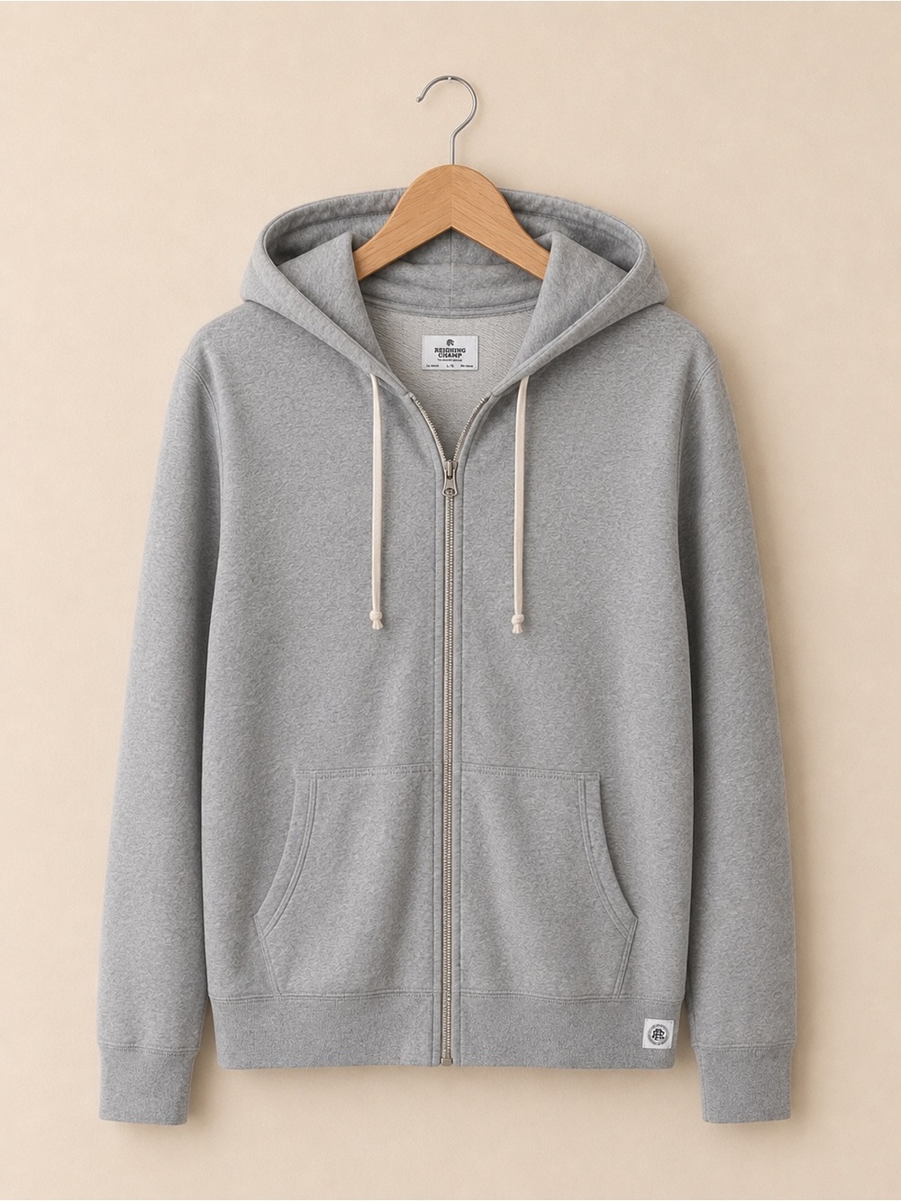 Reigning Champ Men’s Grey Hoodie Size Large